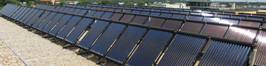 Solar Panels producing clean energy in Washington State