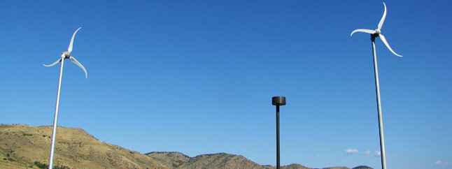 Wind turbines in Central Washington near Ellensburg