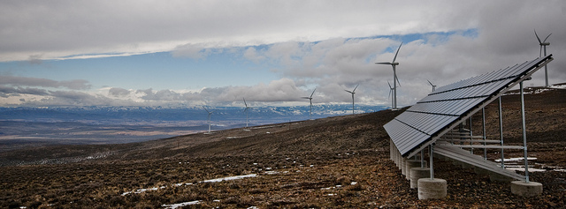 Wind Turbines and Solar Panels